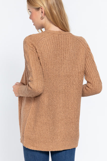 Long Sleeve Sweater Cardigan