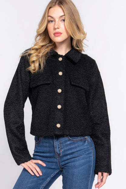 Teddy Fleece Short Jacket